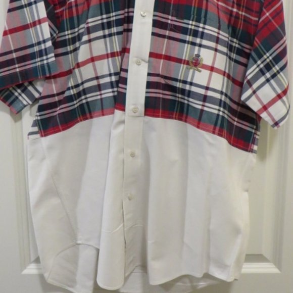Beautiful TOMMY HILFIGER Casual Shirt - Two Tone - 90's Era - Medium - Picture 2 of 13